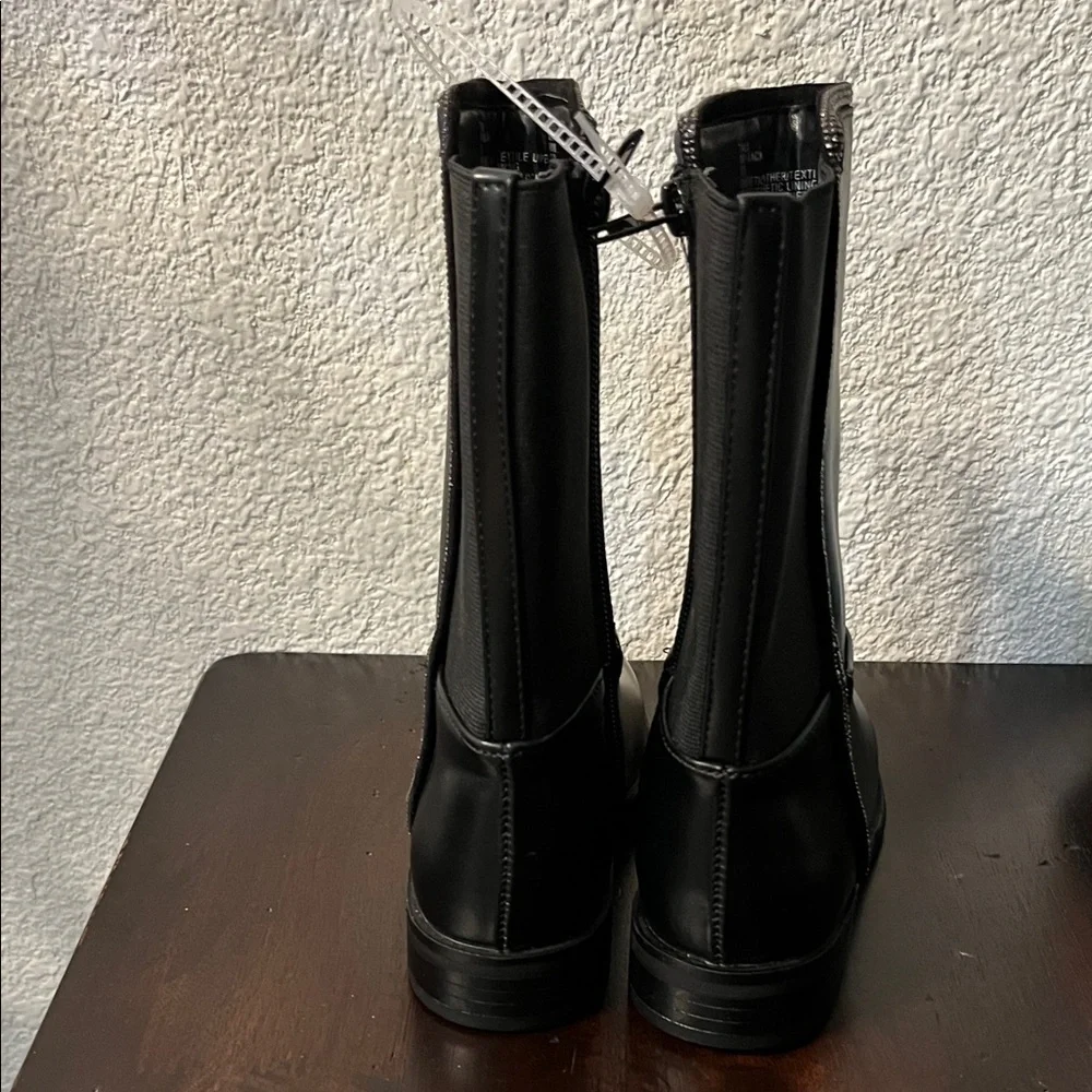 Steve Madden Kids Black Boots